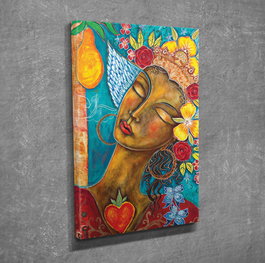 Wallity DC331 Lienzo Decorativo Multicolor 30 x 40 cm